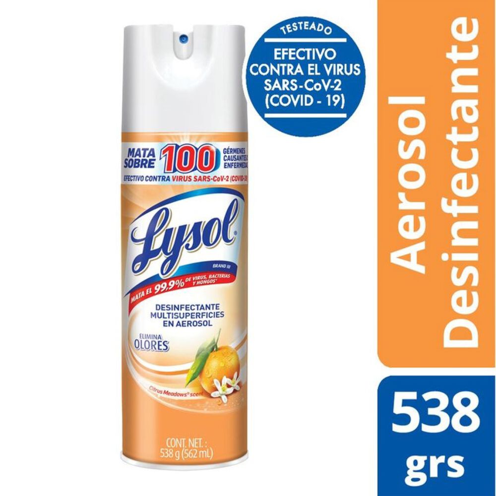 Desinfectante En Aerosol 538grs Citrus Lysol image number 0.0